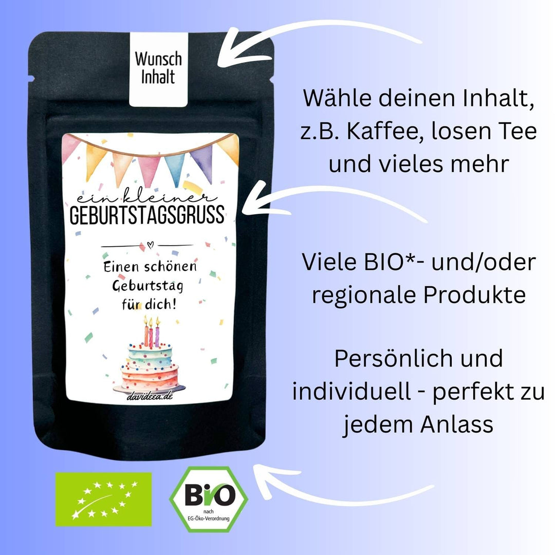 ein kleiner Geburtstagsgruss Tütchen Mein Shop