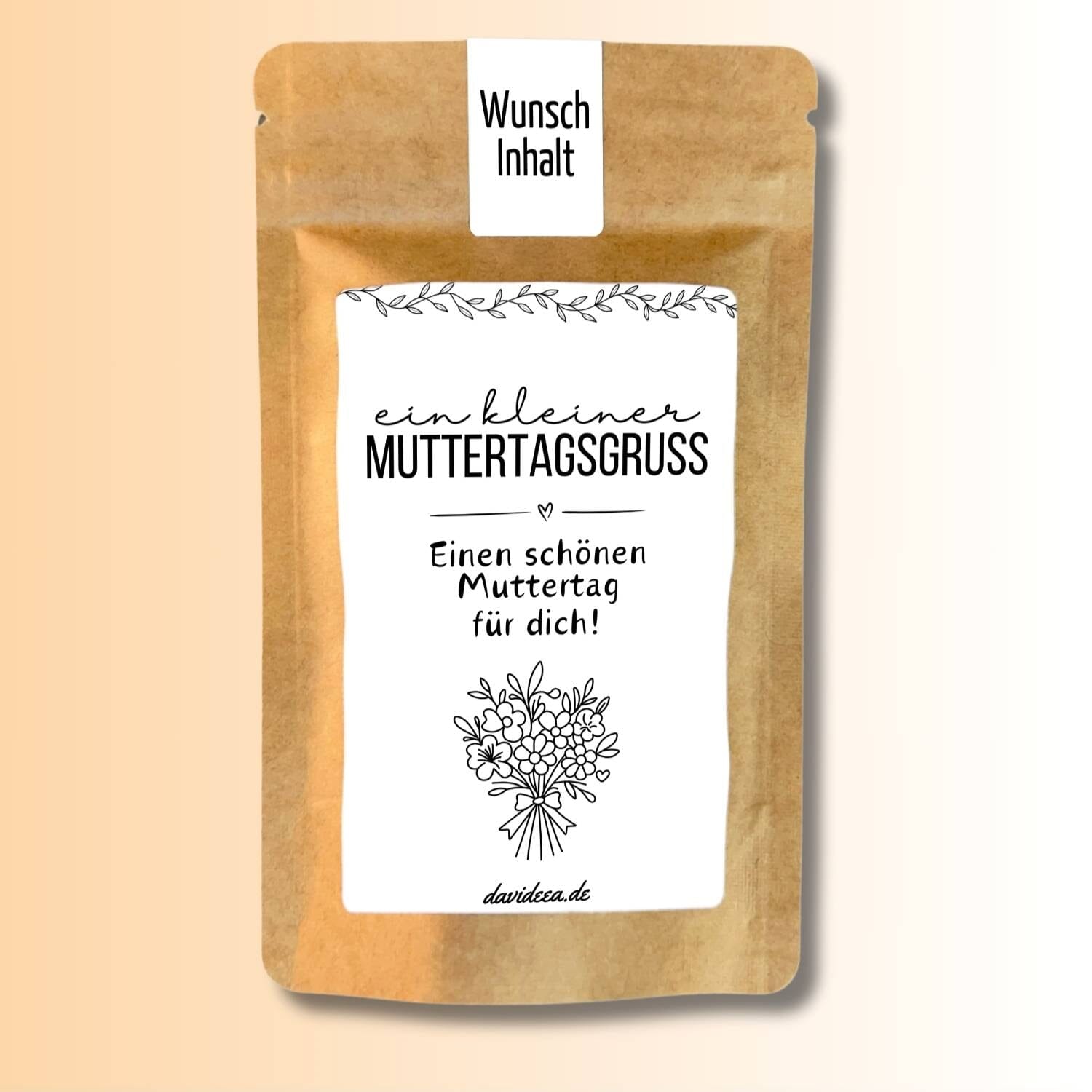ein kleiner Muttertagsgruss (sw) Tütchen Mein Shop 
