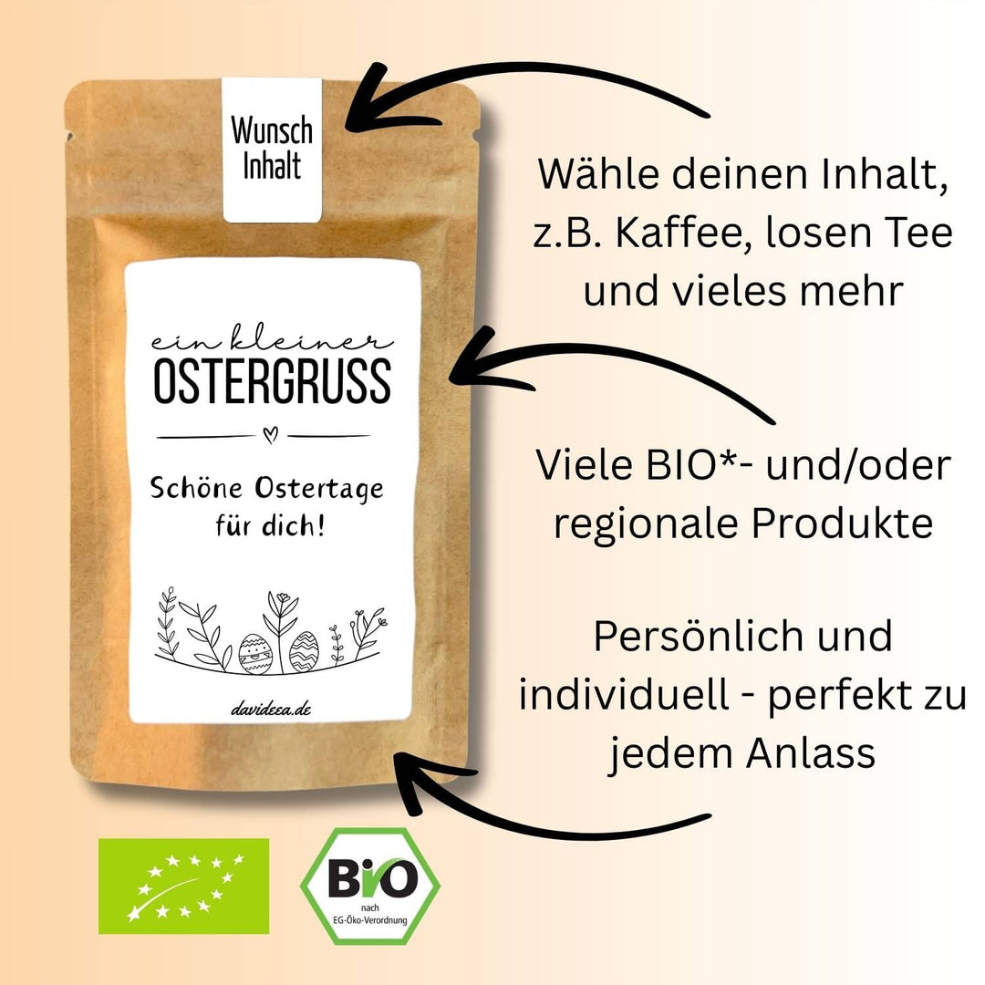 ein kleiner Ostergruss (Schwarz/Weiß) Tütchen Mein Shop