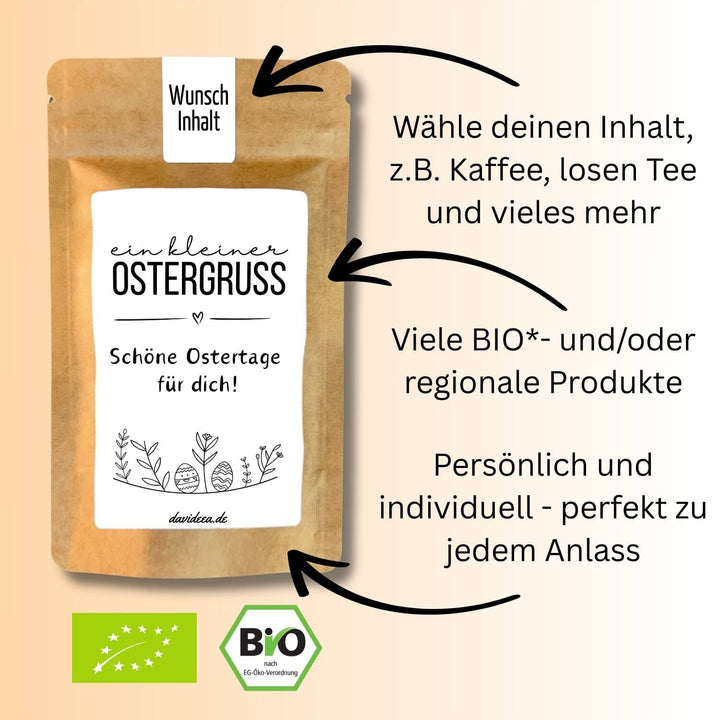 ein kleiner Ostergruss (Schwarz/Weiß) Tütchen Mein Shop