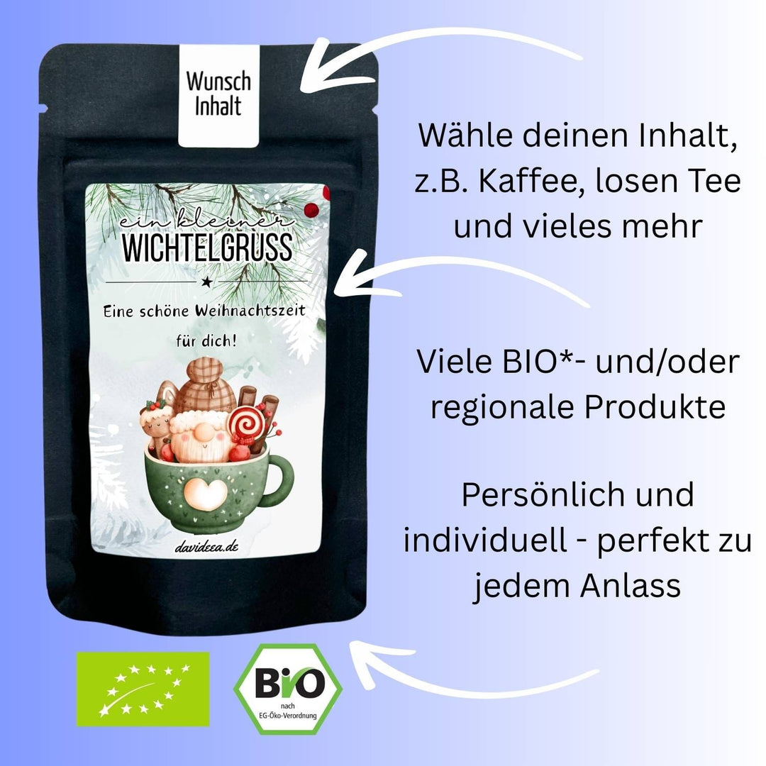 Ein kleiner Wichtelgruss (Tasse) Tütchen Mein Shop 