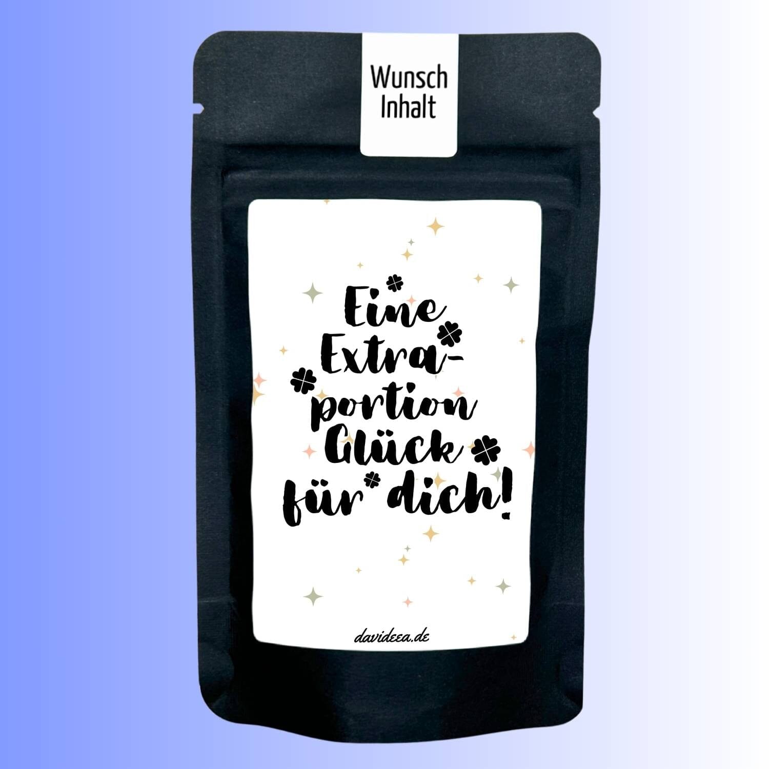 Eine Extraportion Glück für dich Tütchen Mein Shop 