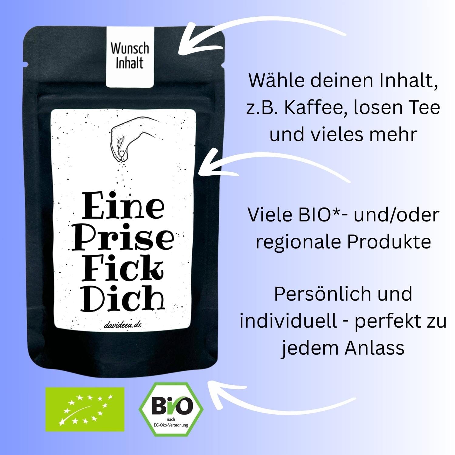 Eine Prise F*ck dich Tütchen Mein Shop 