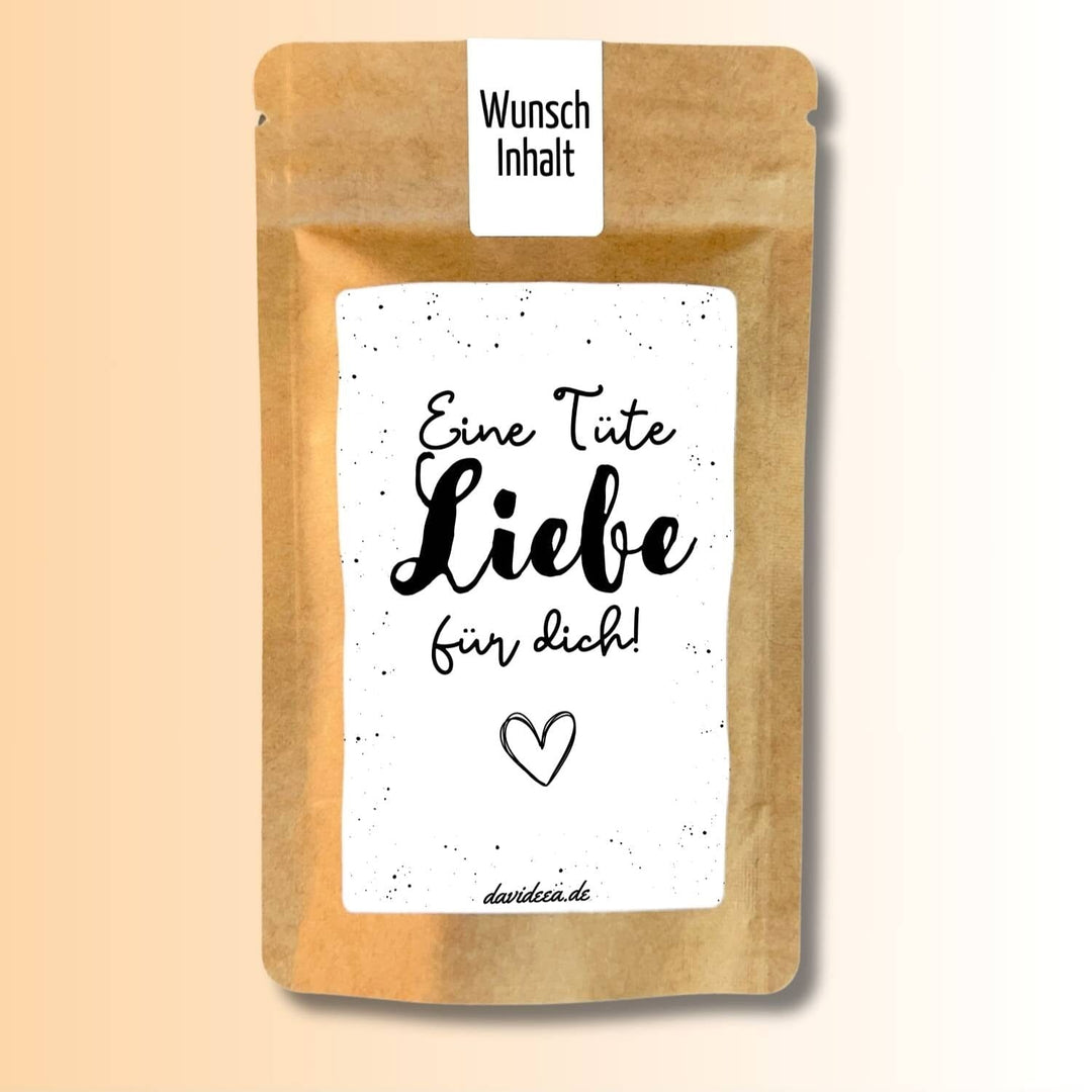 Eine Tüte Liebe für dich! Tütchen Mein Shop 