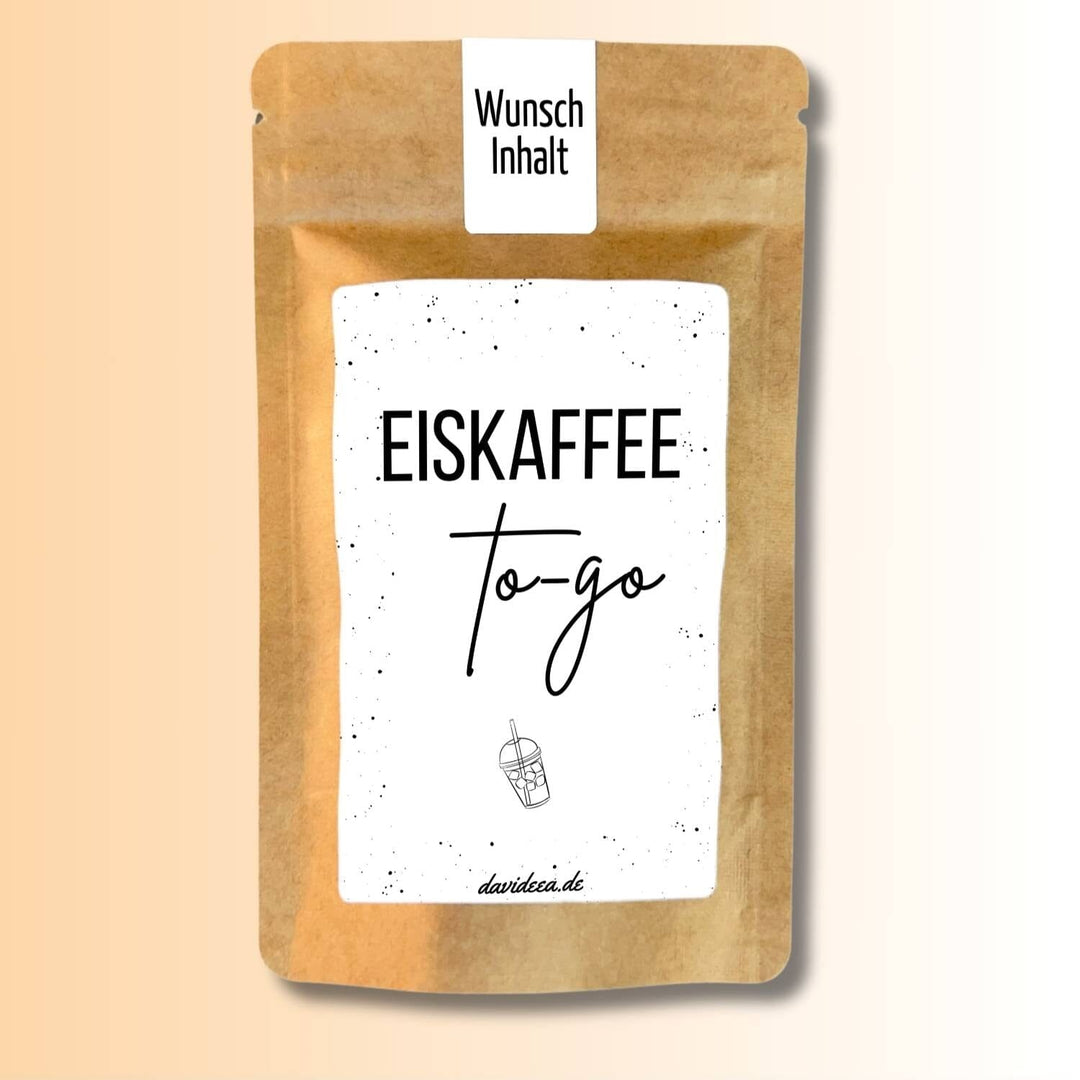 Eiskaffee to go Tütchen Mein Shop 