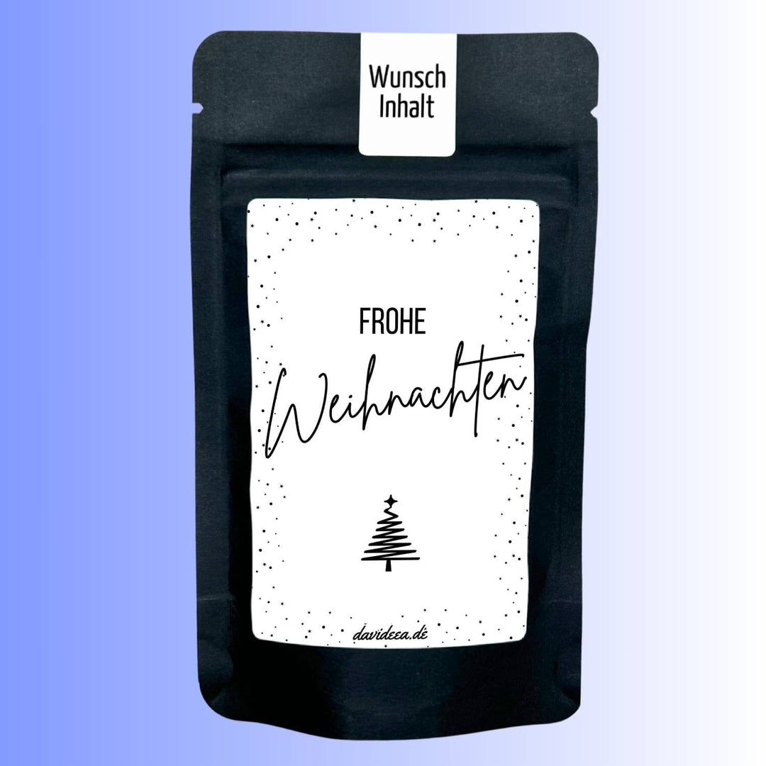 Frohe Weihnachten (sw) Tütchen Mein Shop