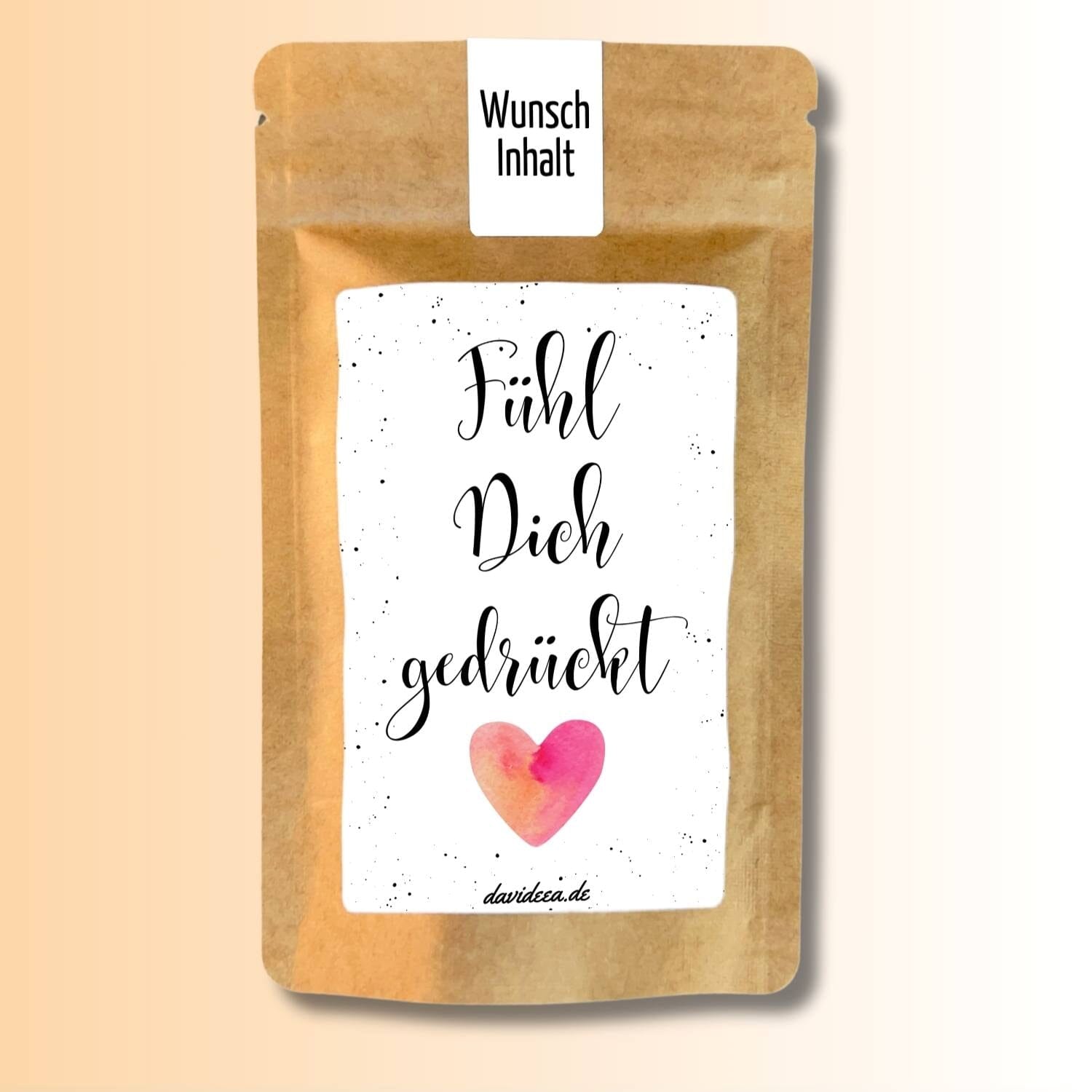 Fühl dich gedrückt Tütchen Mein Shop 