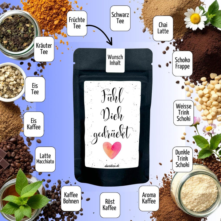 Fühl dich gedrückt Tütchen Mein Shop 