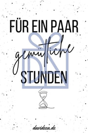 Für ein paar gemütliche Stunden Etikett Davideea 