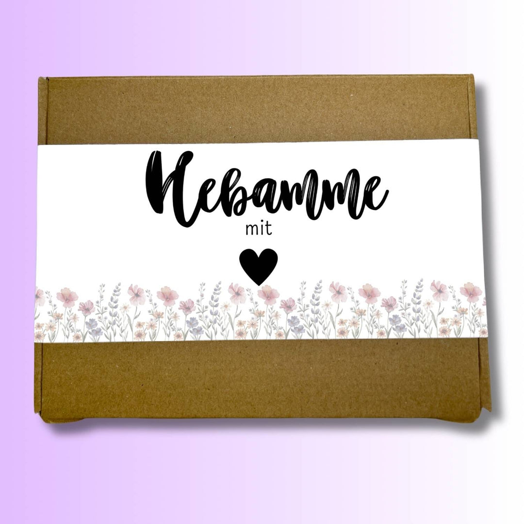 Geschenkset "Hebamme mit Herz" (bunt) Davideea 