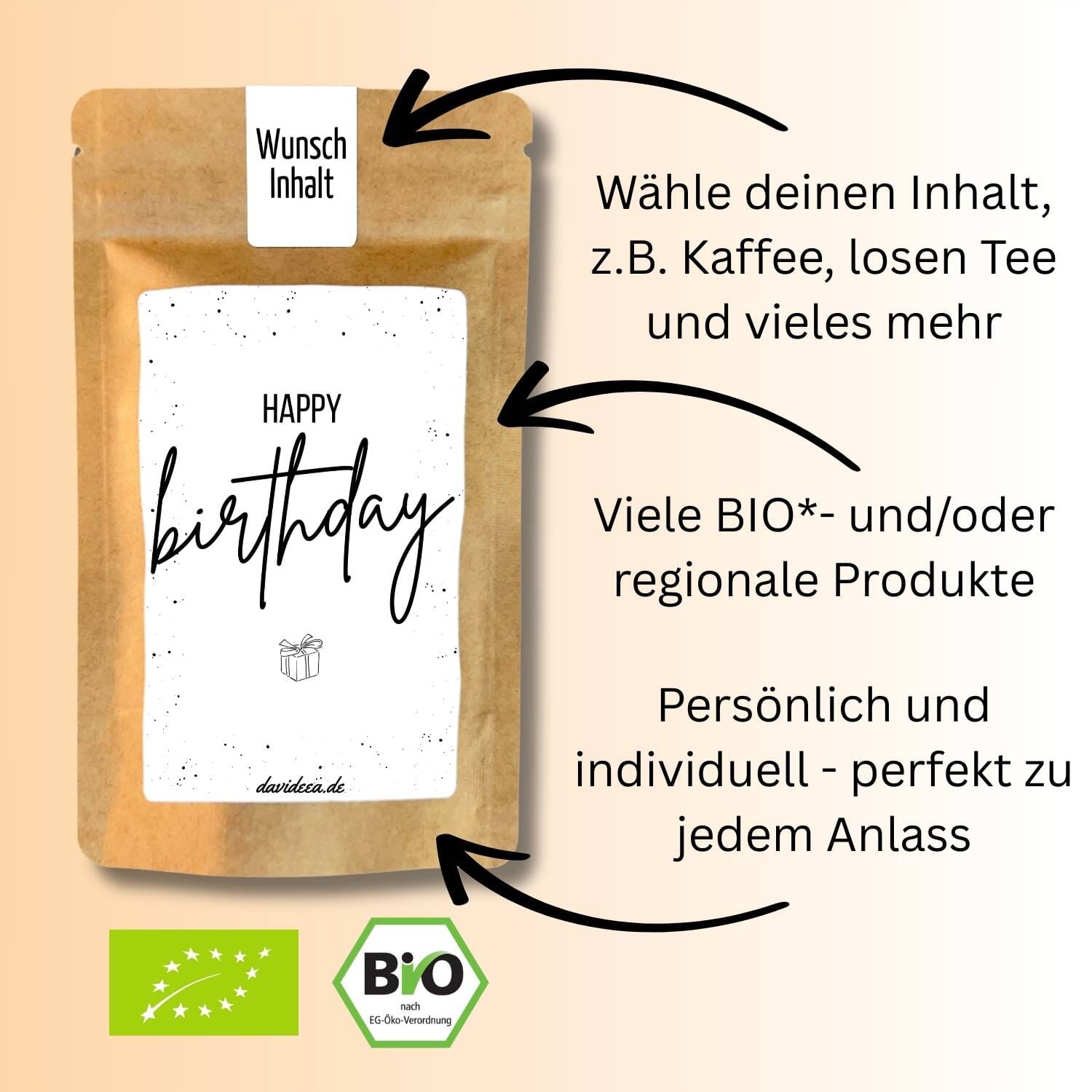 Happy birthday Tütchen Mein Shop 