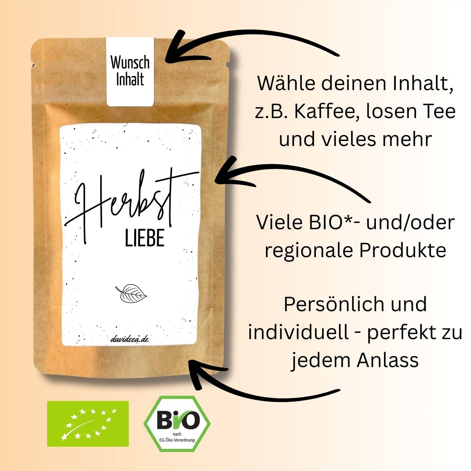 Herbst Liebe Tütchen Mein Shop 