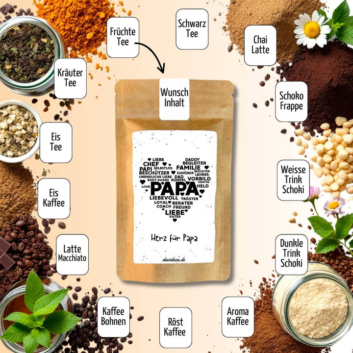 Herz für Papa Tütchen Mein Shop 