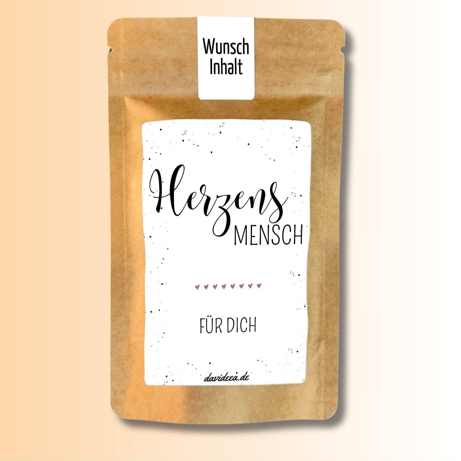 Herzensmensch Tütchen Mein Shop 