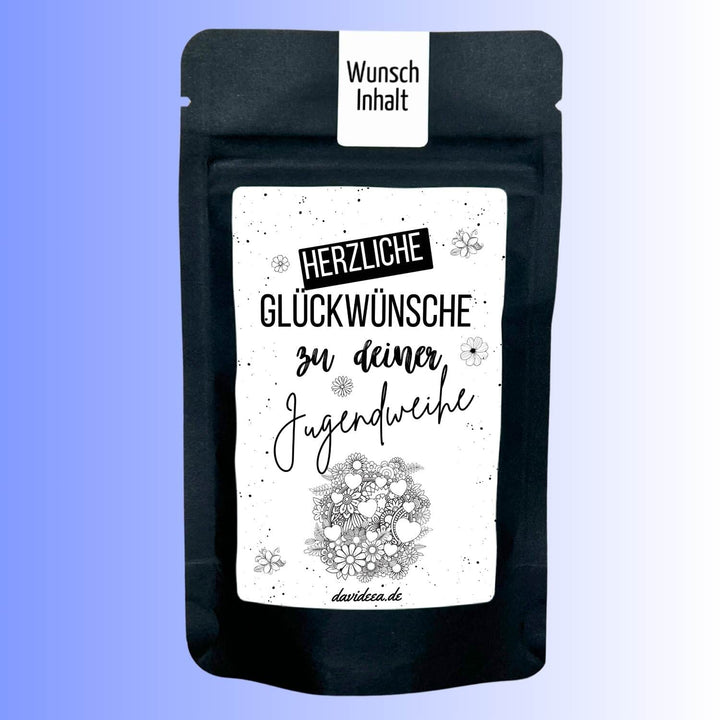 Herzliche Glückwunsche zu deiner Jugendweihe (Blumen) Tütchen Mein Shop