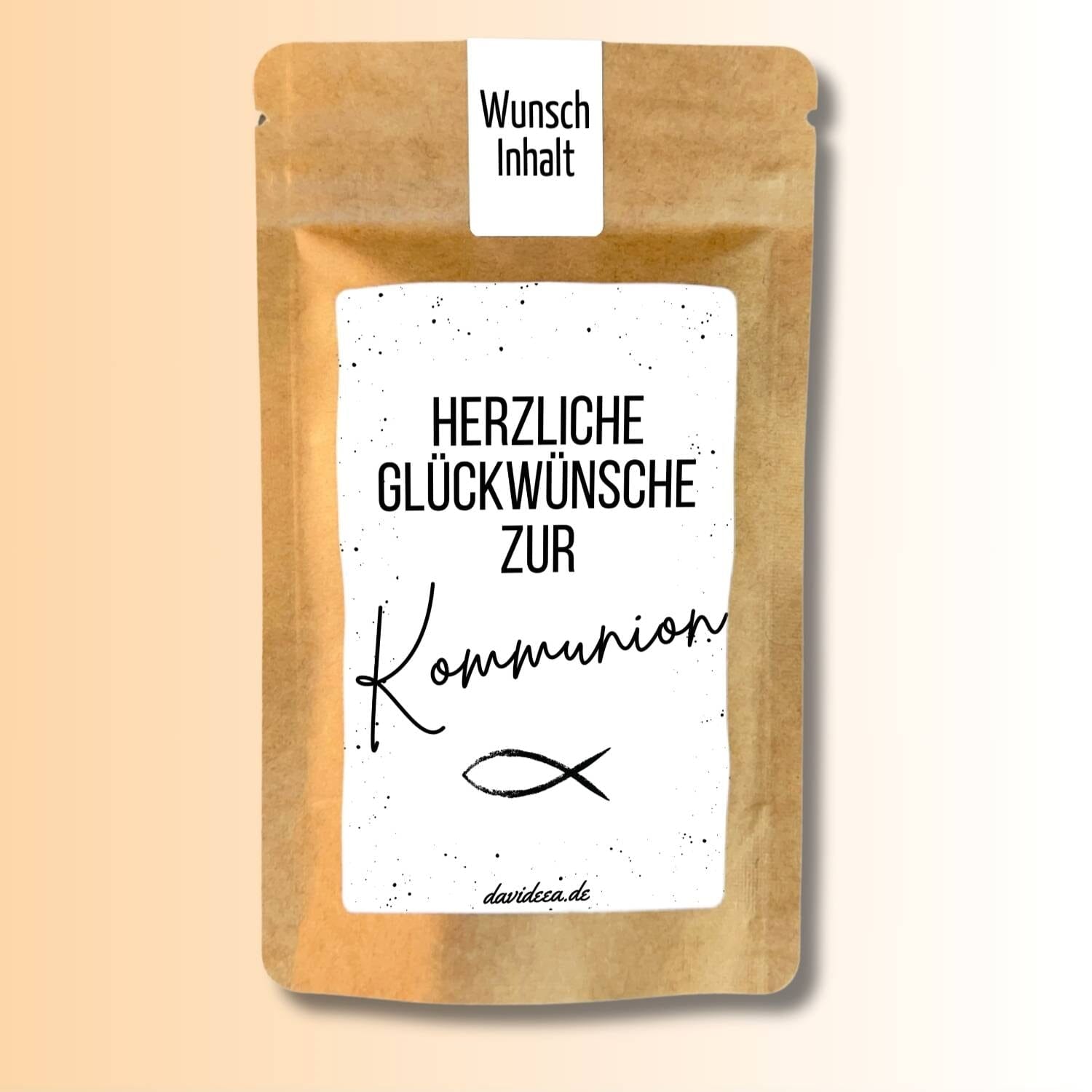 Herzliche Glückwünsche zur Kommunion SW Tütchen Mein Shop 