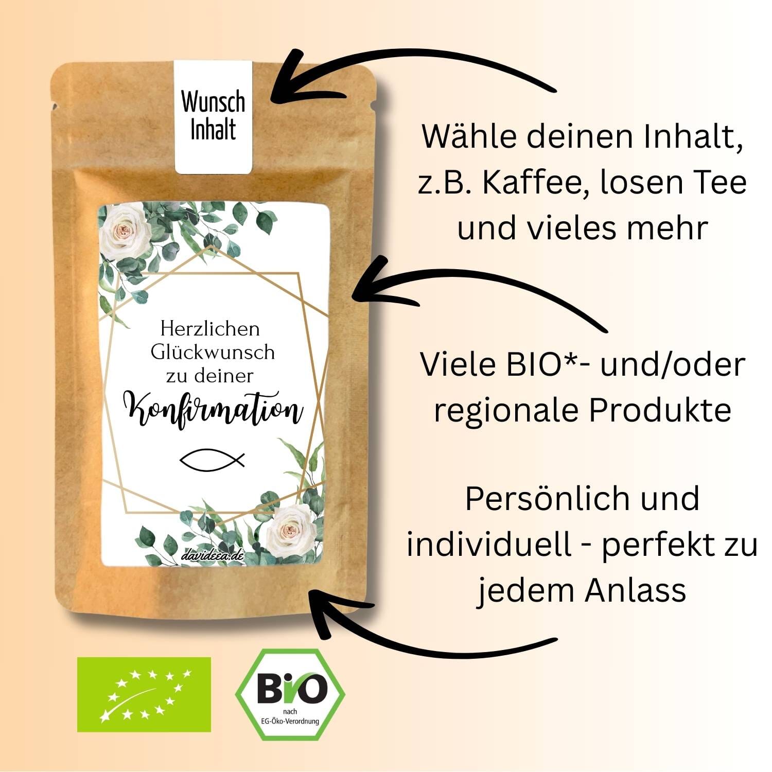 Herzlichen Glückwunsch zu deiner Konfirmation Tütchen Mein Shop 