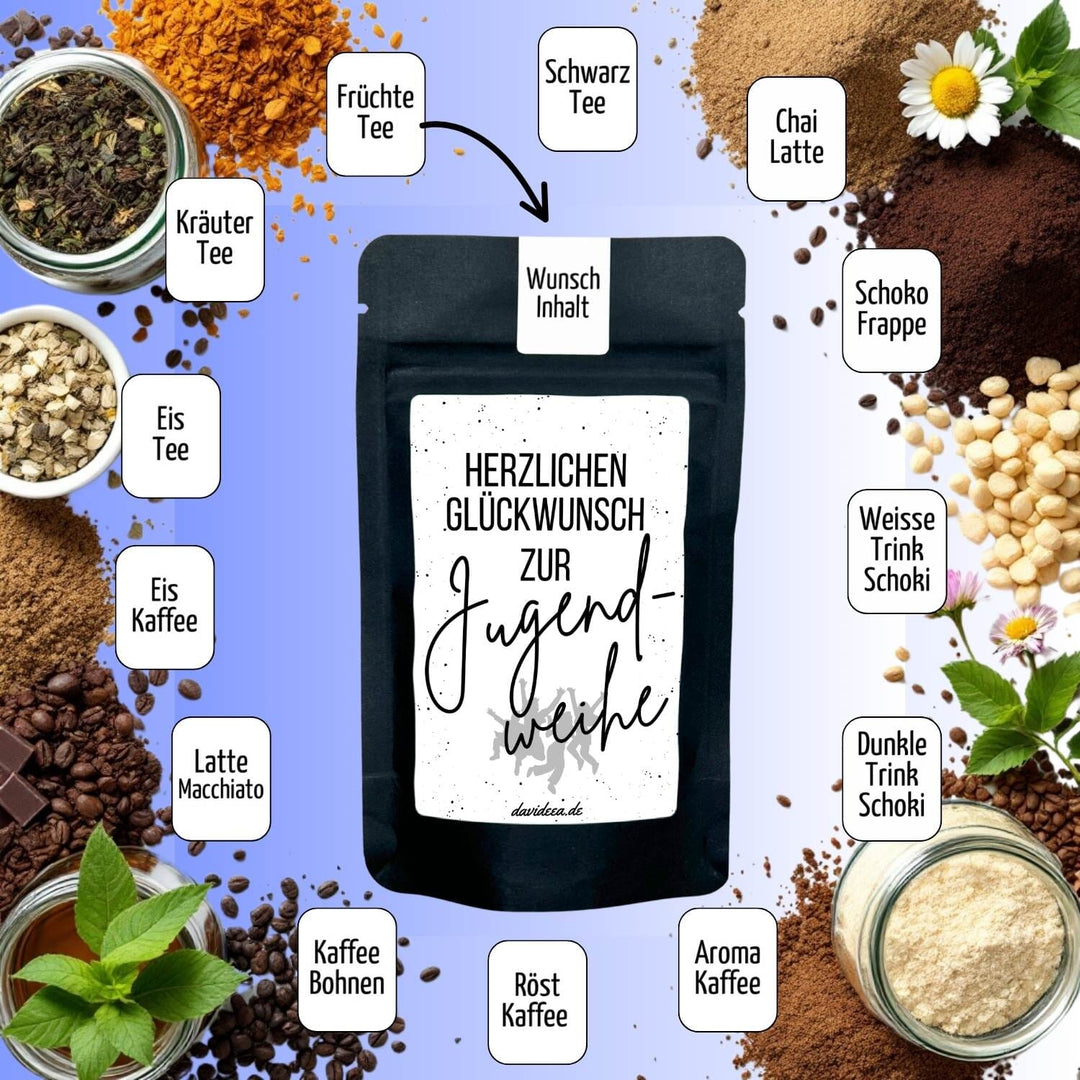 Herzlichen Glückwunsch zur Jugendweihe Tütchen Mein Shop