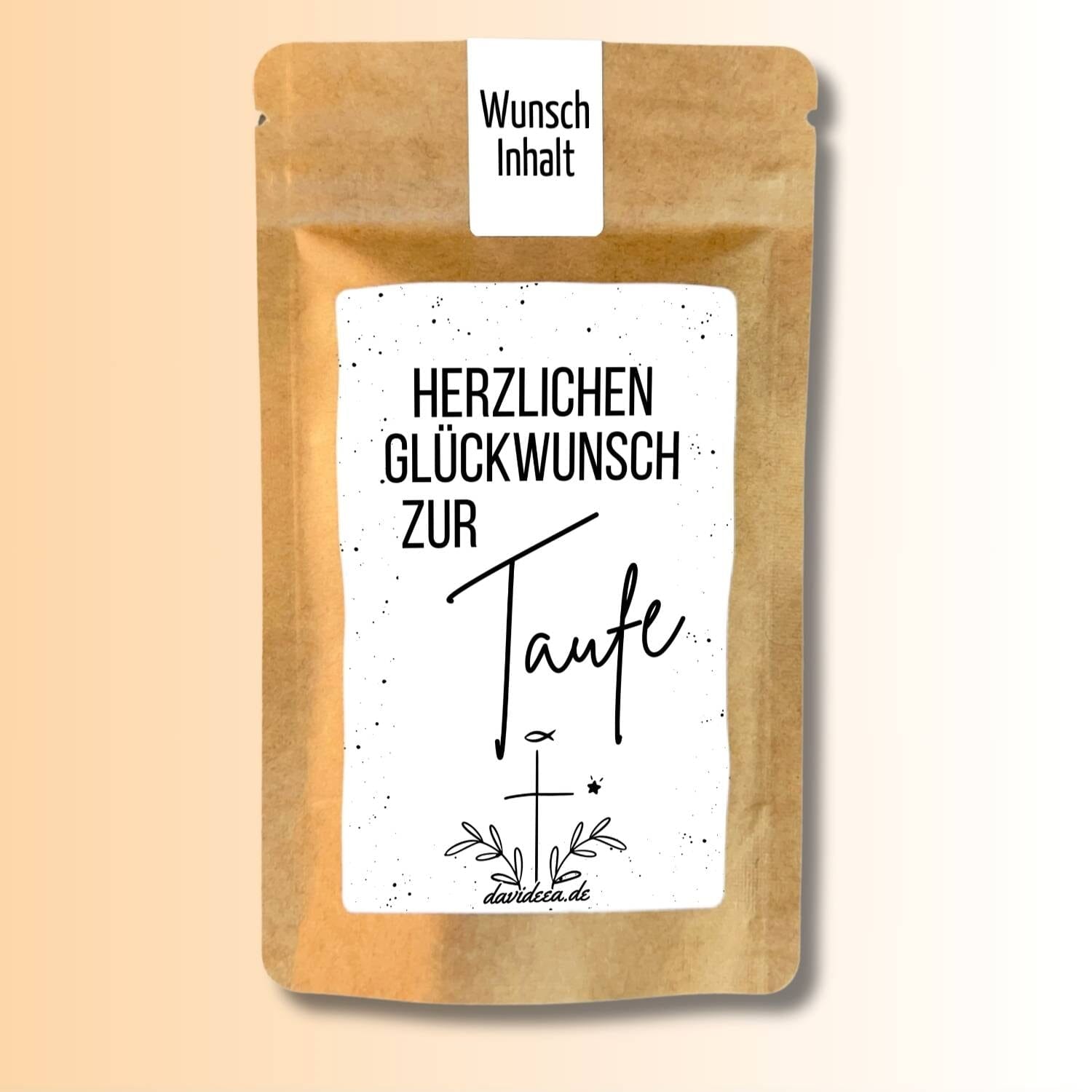 Herzlichen Glückwunsch zur Taufe SW Tütchen Mein Shop 