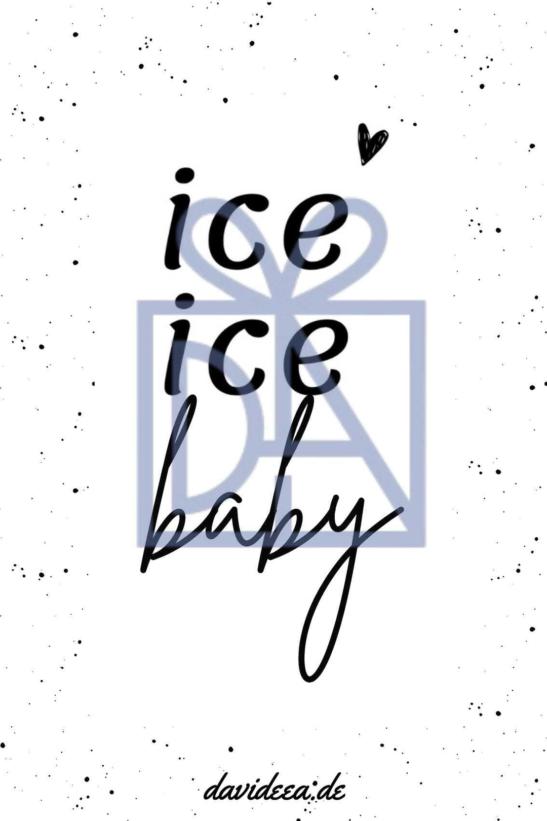 Ice Ice Baby Etikett Davideea