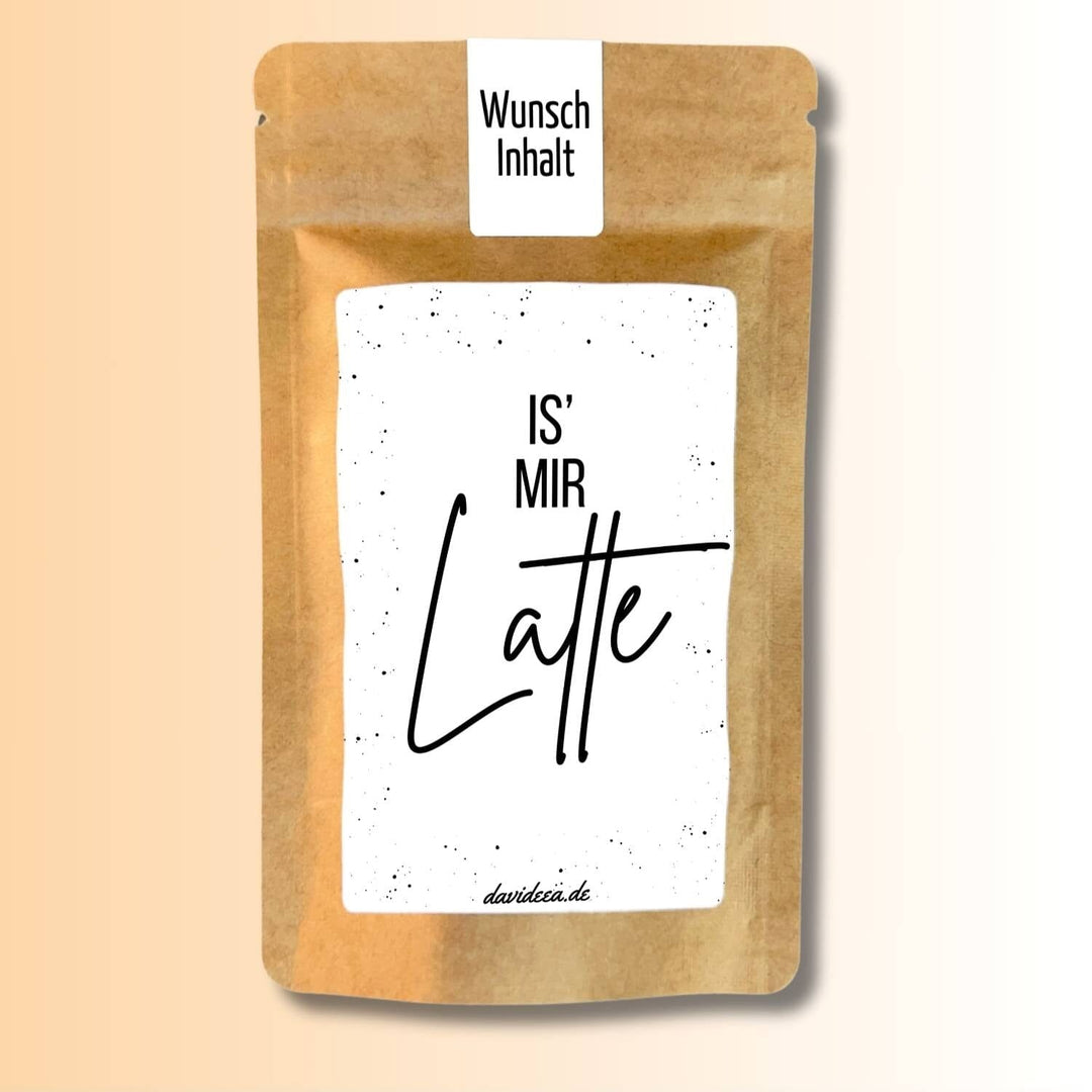 Is' mir Latte Tütchen Mein Shop 