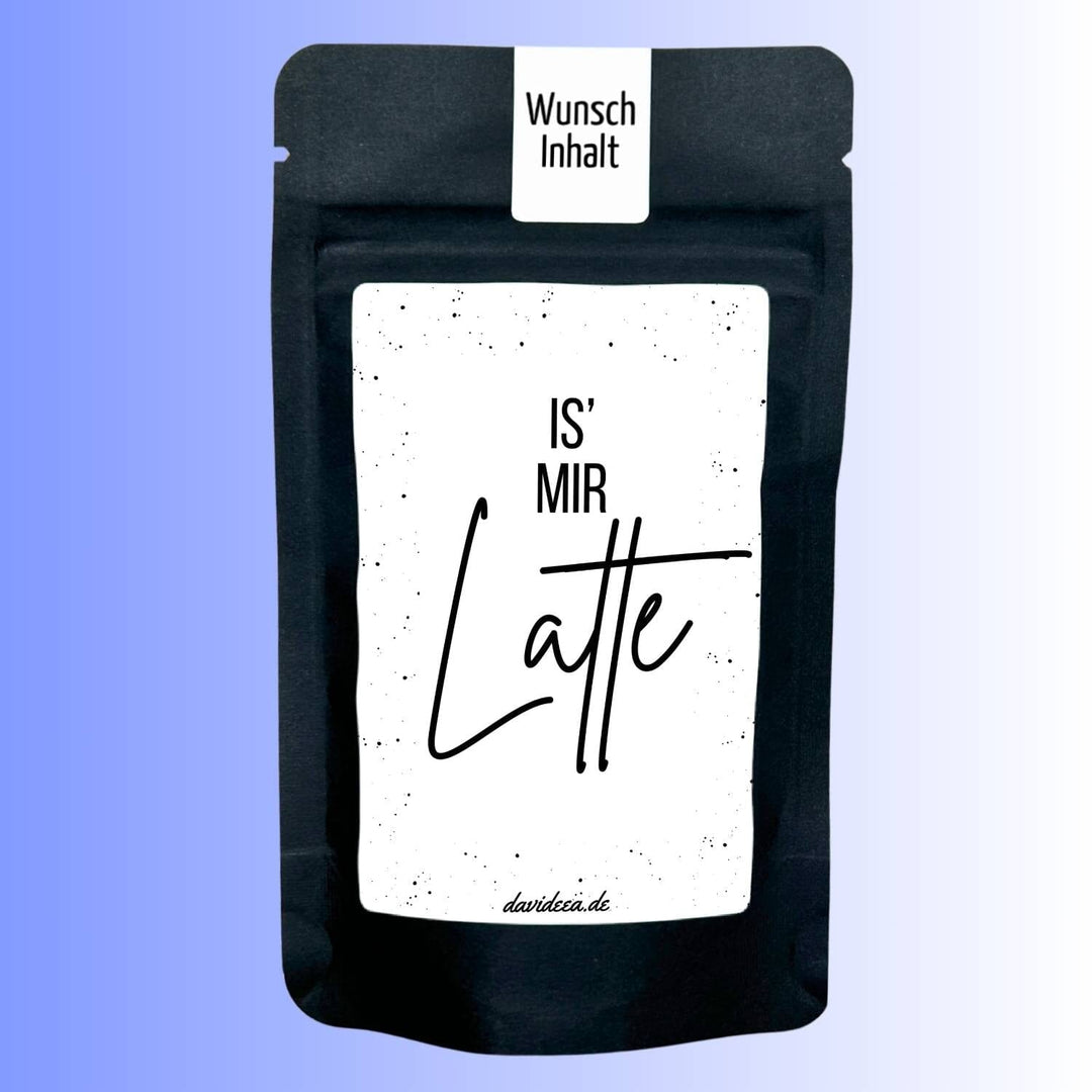 Is' mir Latte Tütchen Mein Shop 