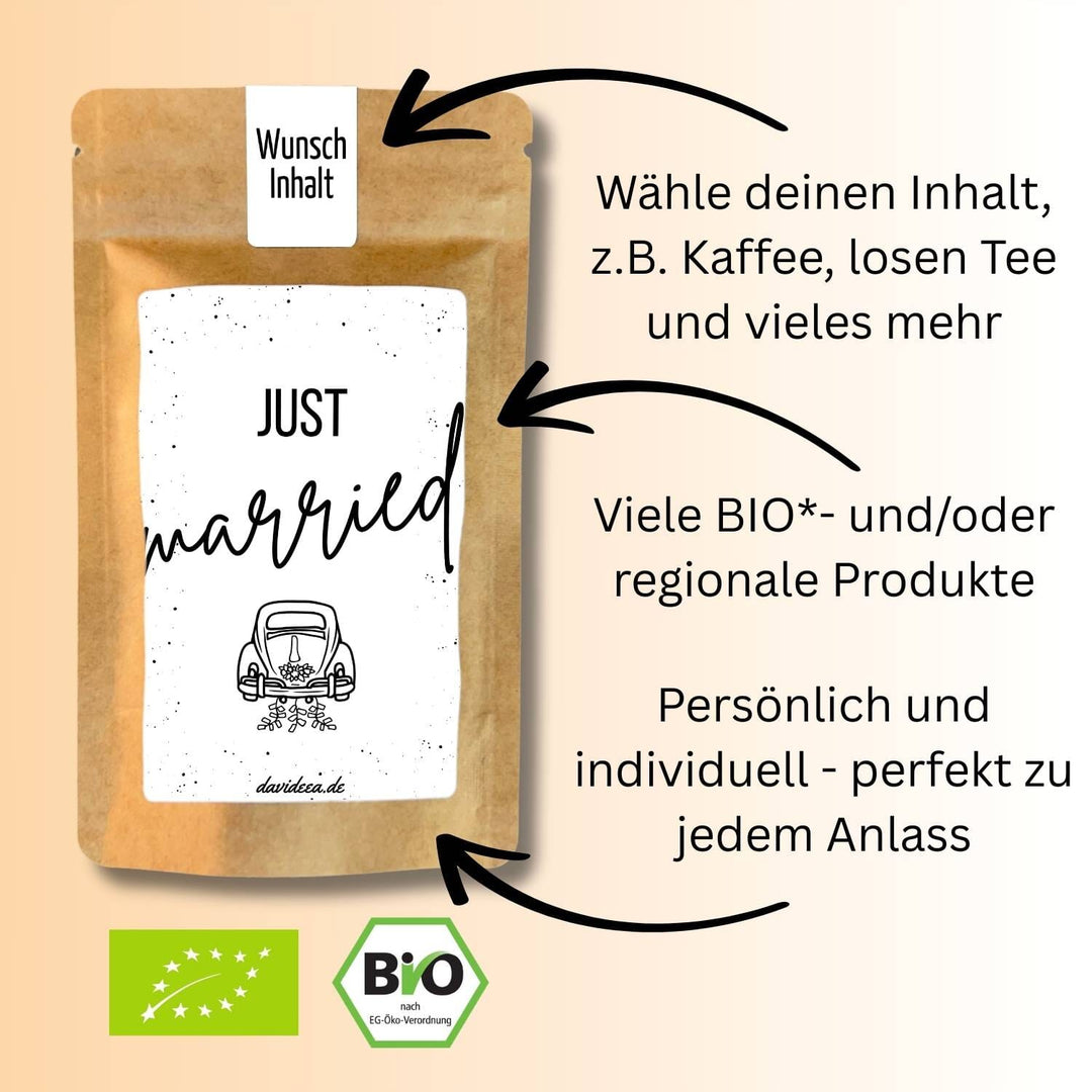 Just married Tütchen Mein Shop 