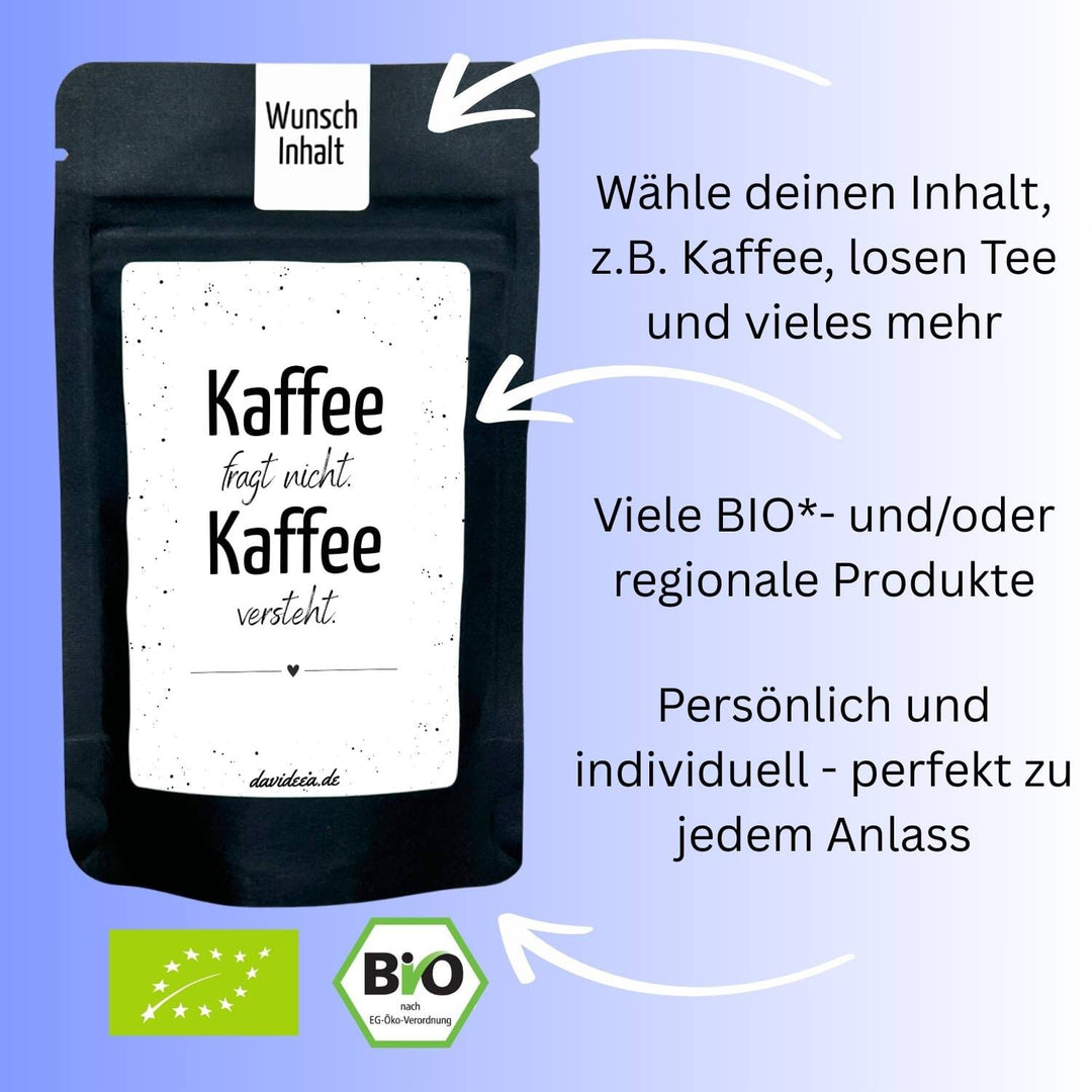 Kaffee fragt nicht, Kaffee versteht Tütchen Mein Shop 