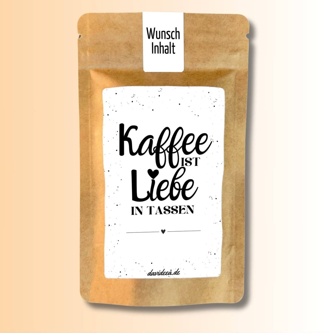 Kaffee ist Liebe in Tassen Tütchen Mein Shop 