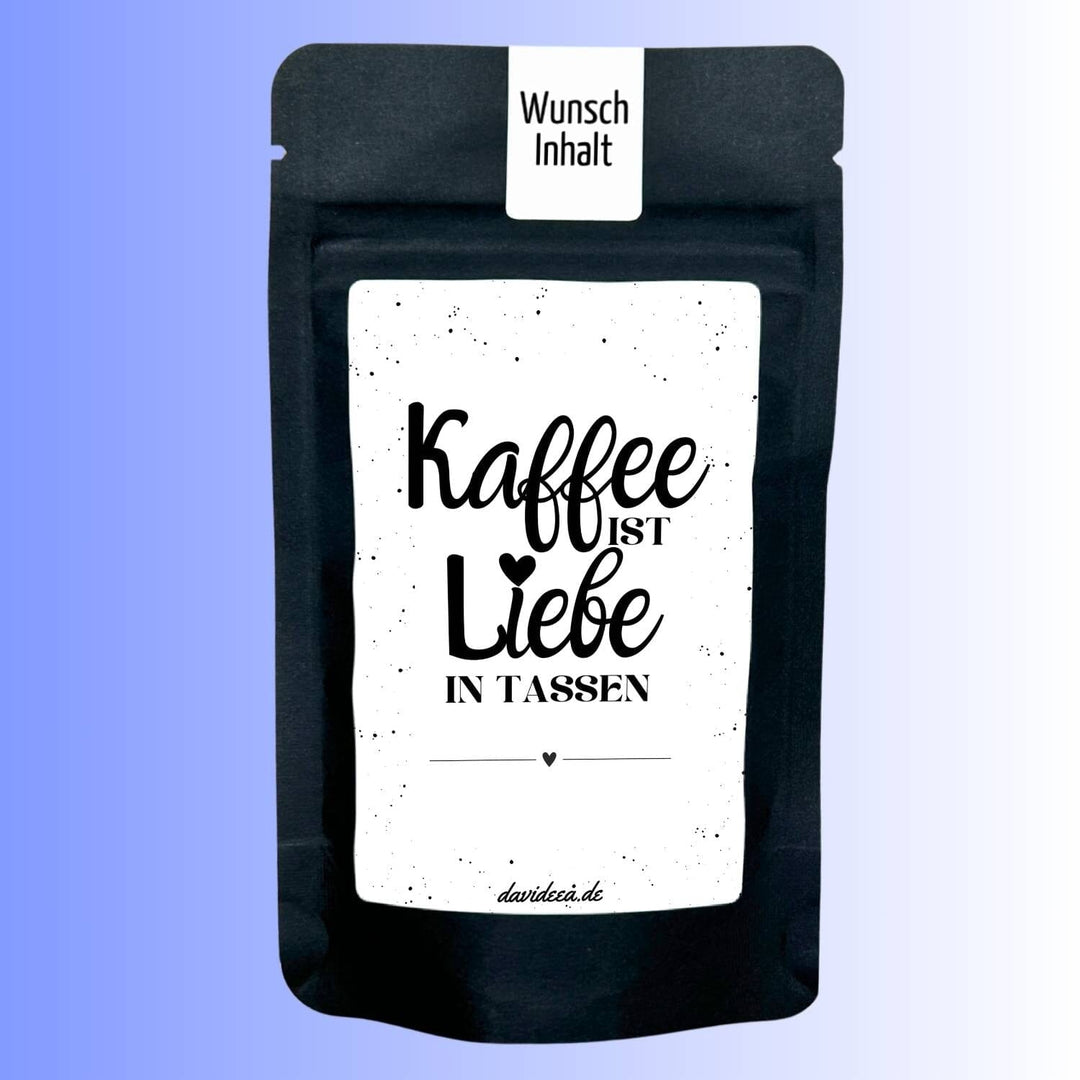 Kaffee ist Liebe in Tassen Tütchen Mein Shop 