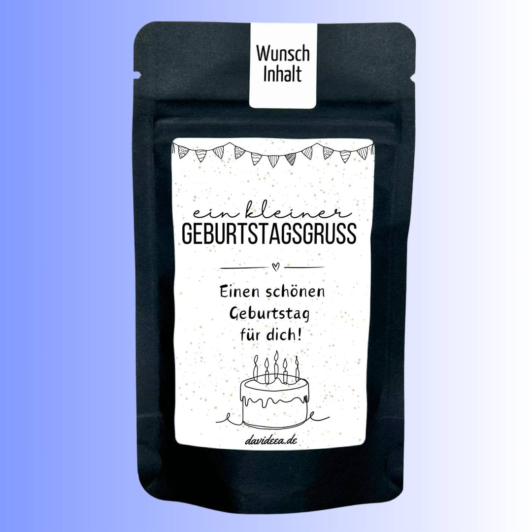 kleiner Geburtstagsgruss (sw) Tütchen Mein Shop 