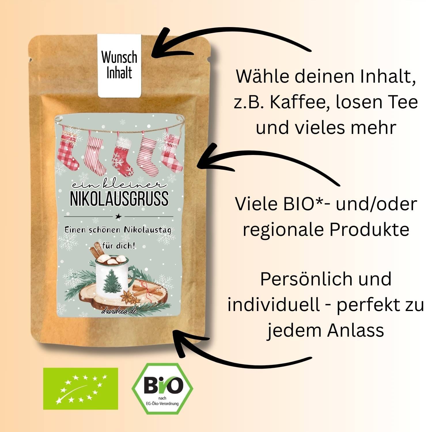 kleiner Nikolausgruss Tütchen Mein Shop 