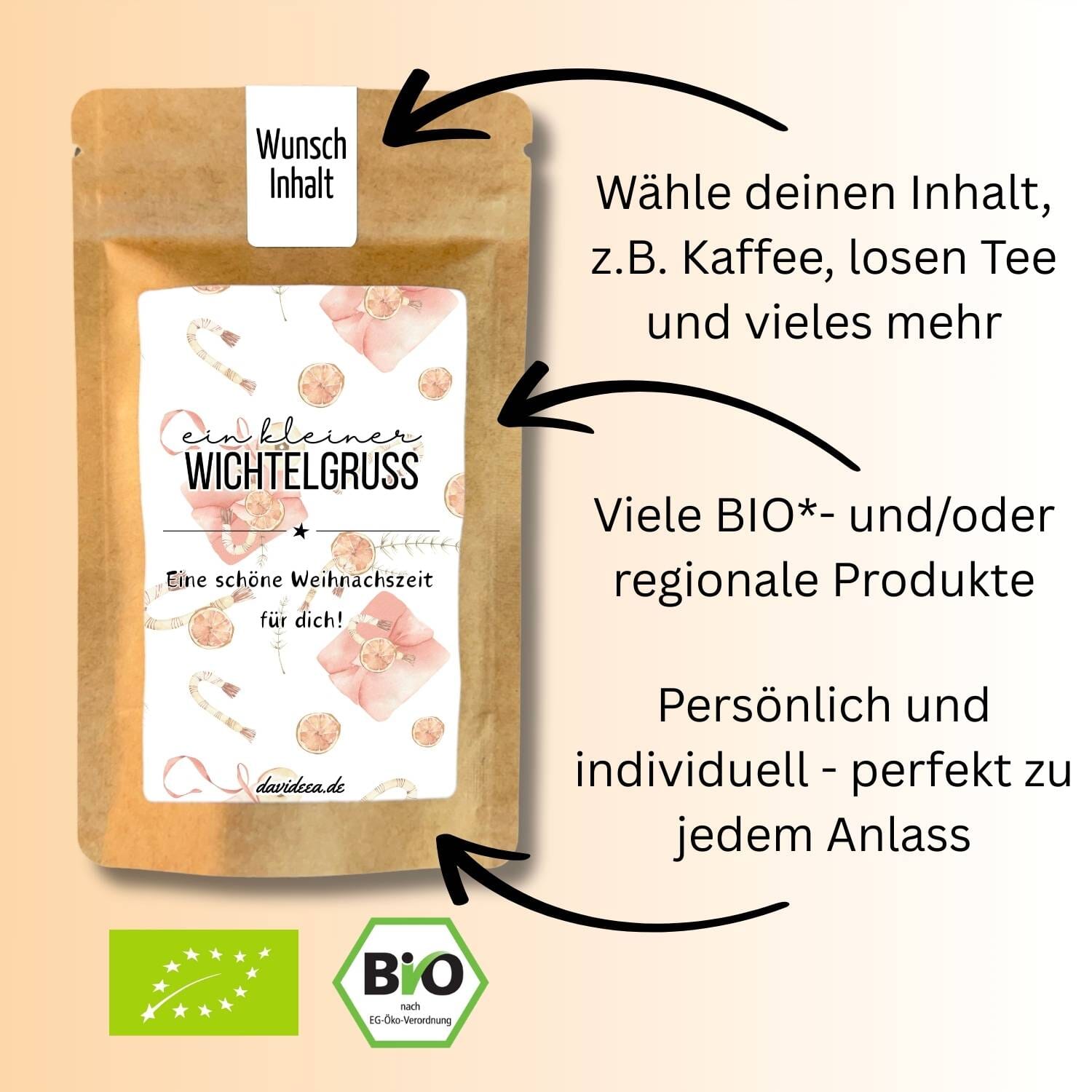 kleiner Wichtelgruss (Geschenk) Tütchen Mein Shop 