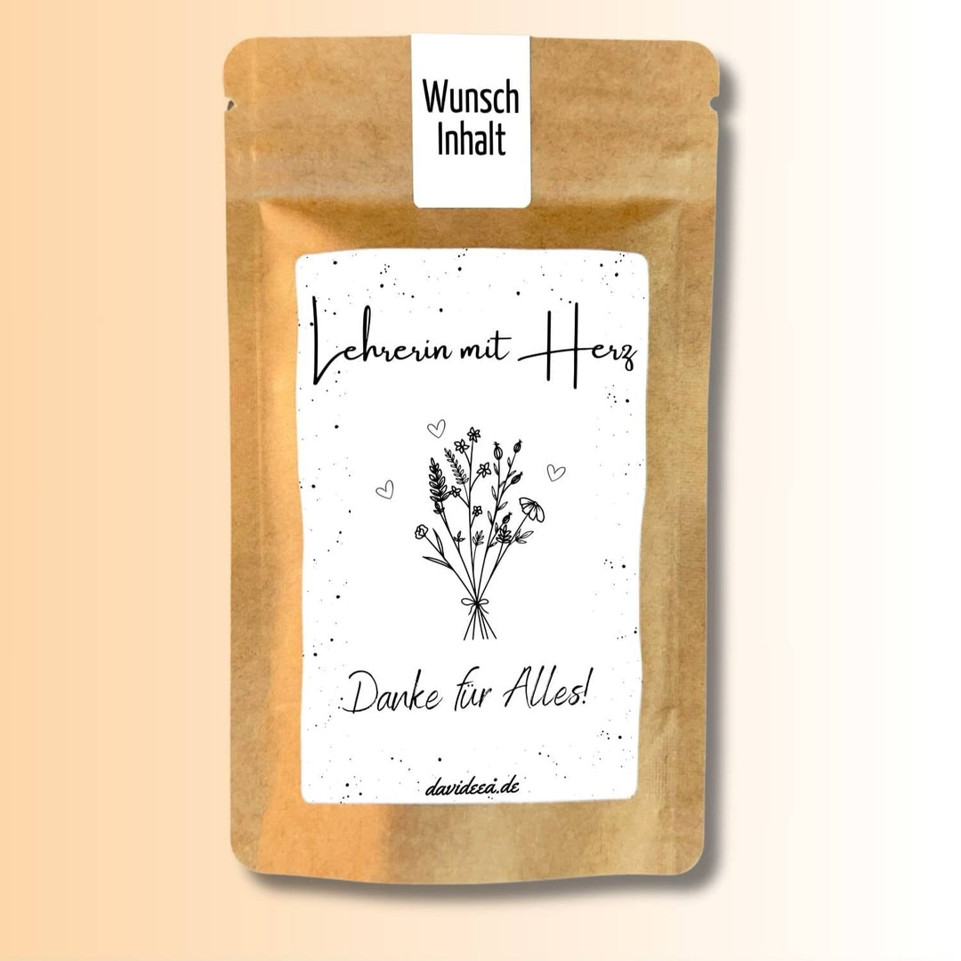 Lehrerin mit Herz Tütchen Mein Shop 