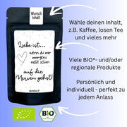 Liebe ist, wenn du mir nicht schon morgens auf die Nerven gehst Tütchen Mein Shop 