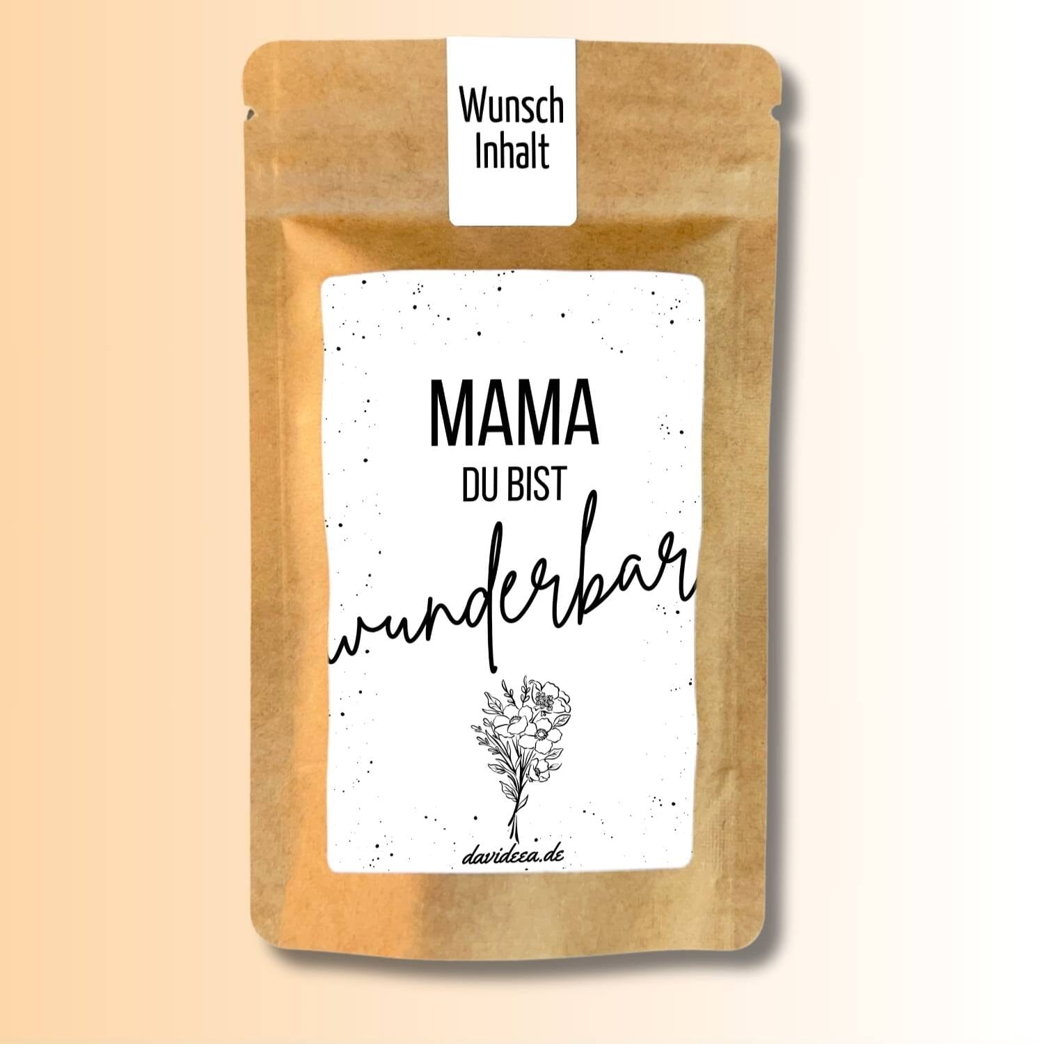Mama du bist wunderbar Tütchen Mein Shop 