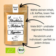 Mit dem Abschluss in den Händen, werden Helden zu Legenden Tütchen Mein Shop 