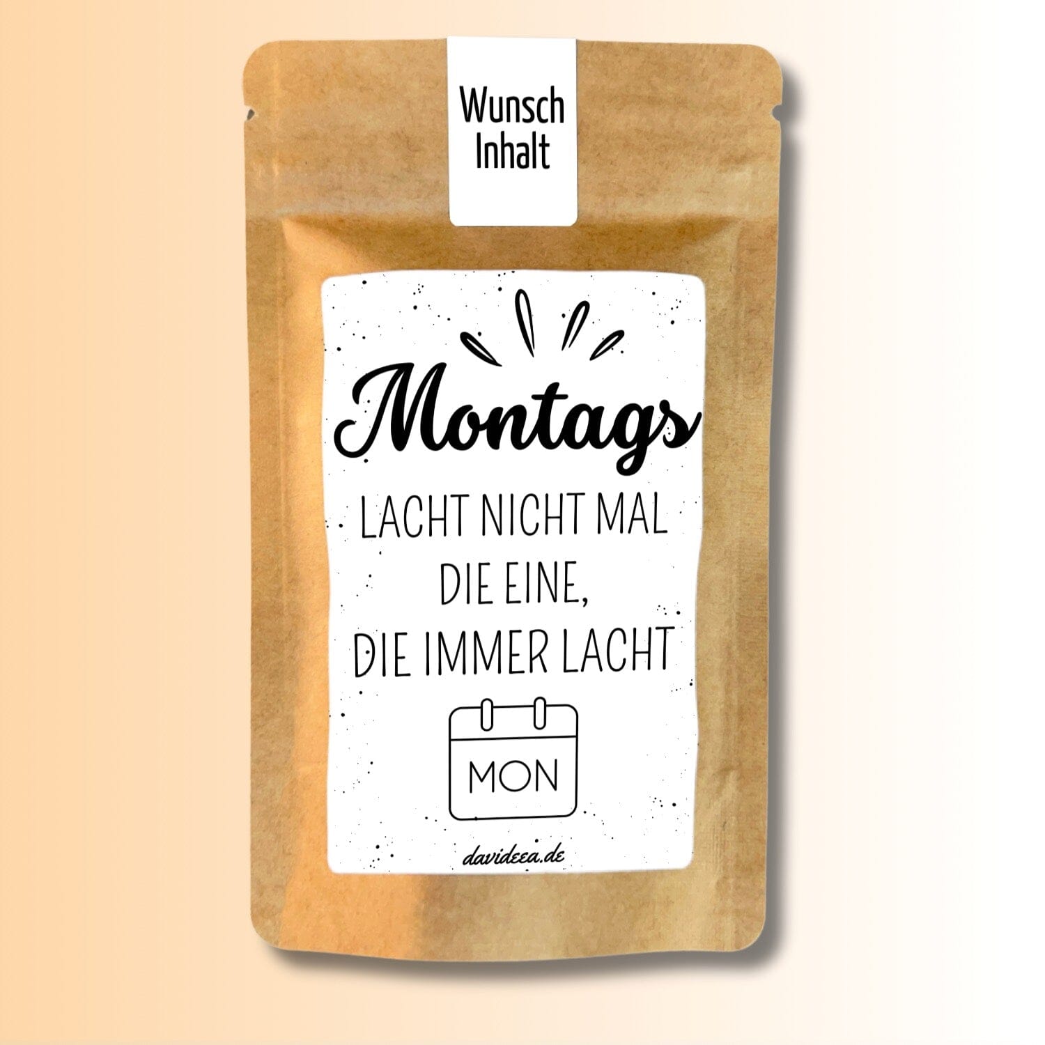 Montags lacht nicht mal die eine, die immer lacht Tütchen Mein Shop 