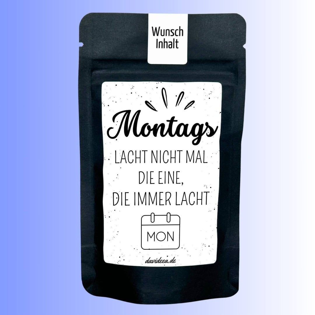 Montags lacht nicht mal die eine, die immer lacht Tütchen Mein Shop 