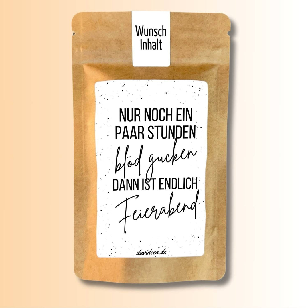 Nur noch ein paar Stunden blöd gucken Tütchen Mein Shop