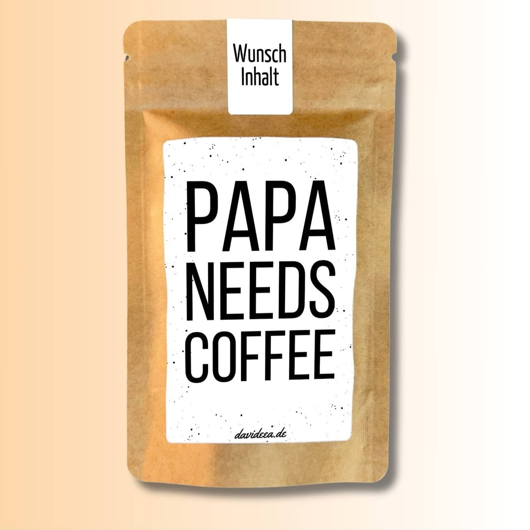 Papa needs Coffee Tütchen Mein Shop 