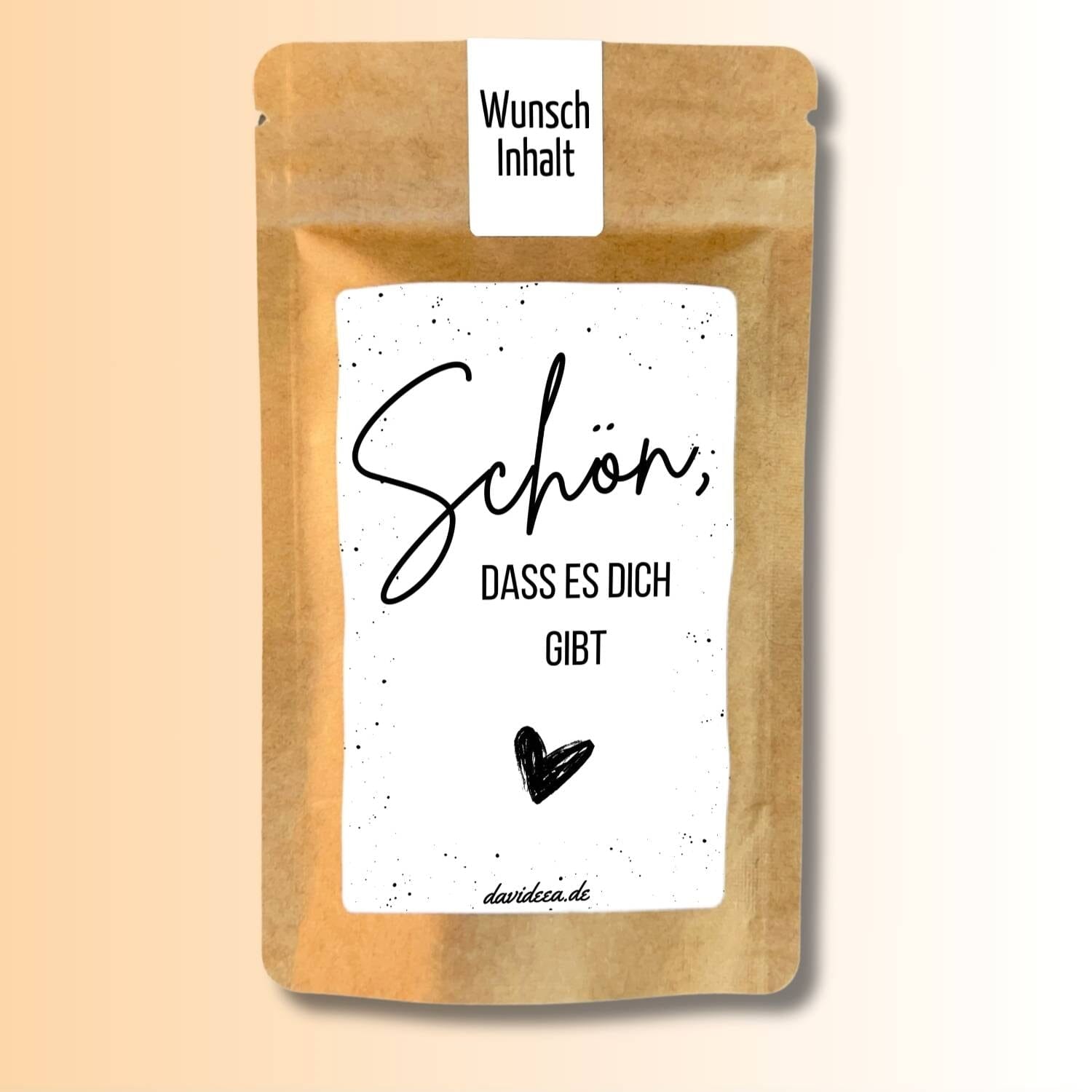 Schön, dass es dich gibt Tütchen Mein Shop 
