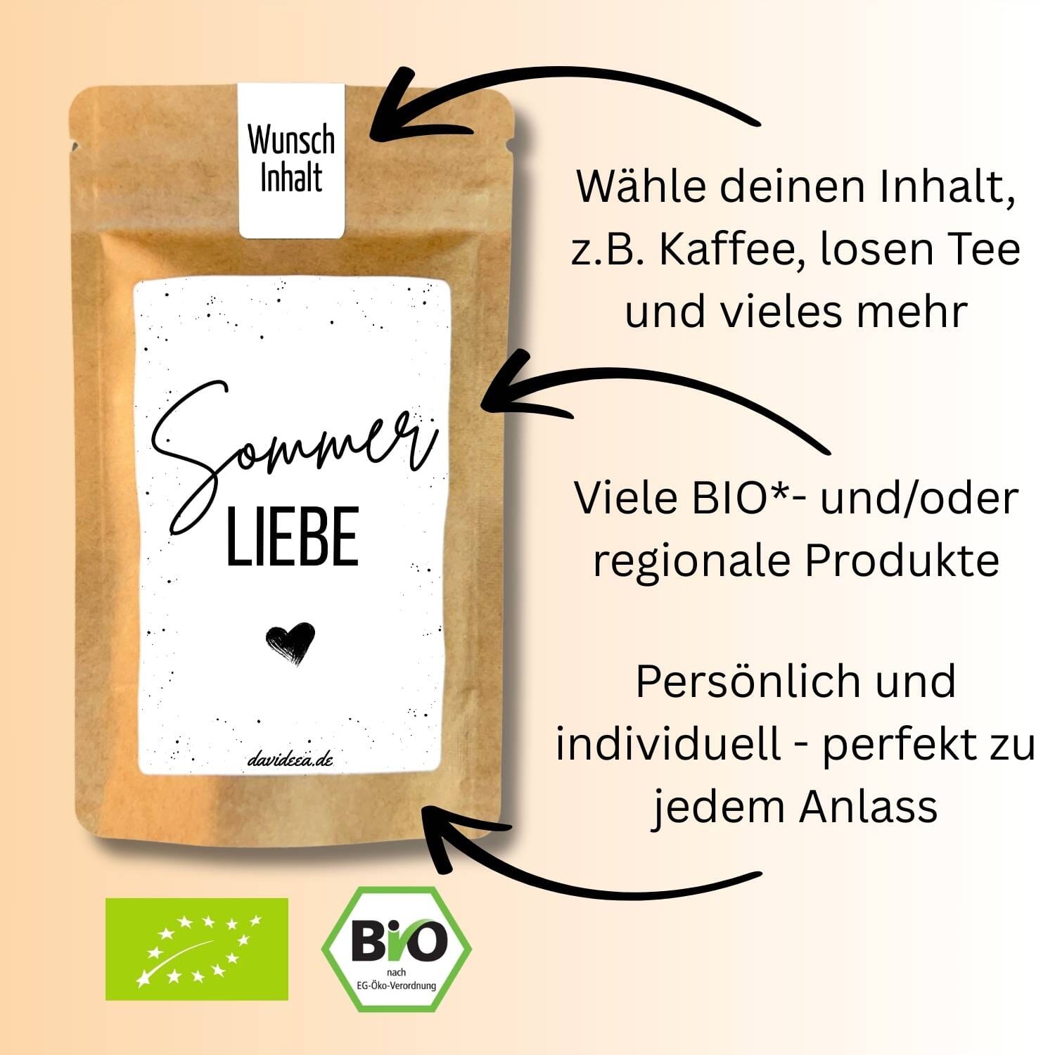Sommer Liebe Tütchen Mein Shop 