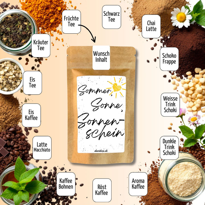 Sommer, Sonne, Sonnenschein Tütchen Mein Shop 