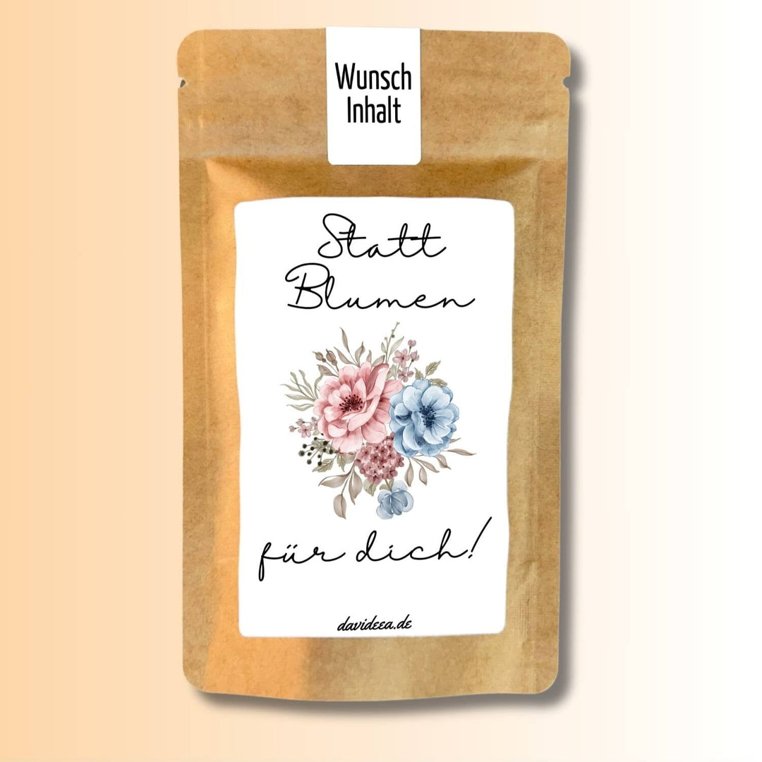 Statt Blumen für dich! Tütchen Mein Shop 