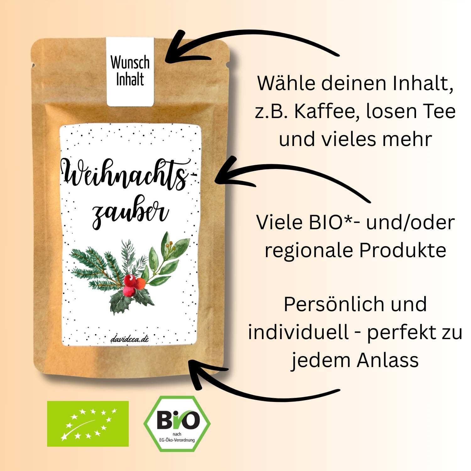 Weihnachtszauber Tütchen Mein Shop 