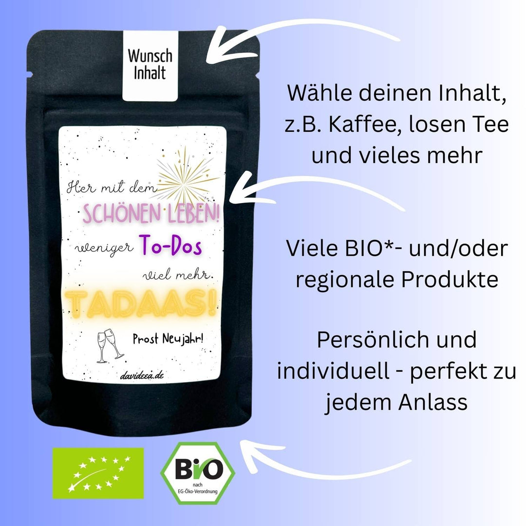 Weniger to-dos, viel mehr Tadaaas Tütchen Mein Shop 