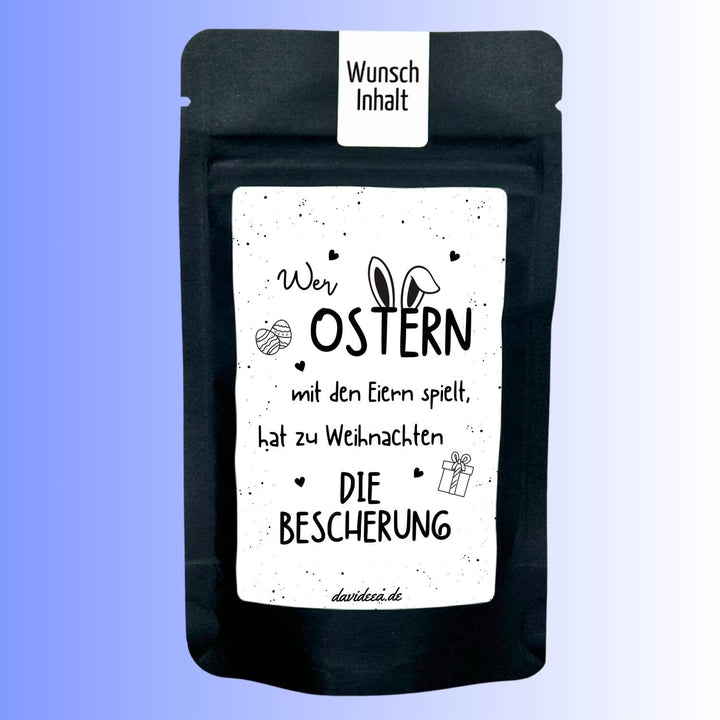 Wer Ostern mit den Eiern spielt, hat zu Weihnachten die Bescherung Tütchen Mein Shop 