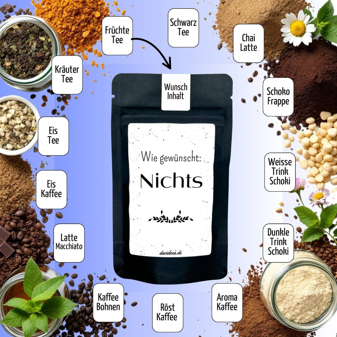 Wie gewünscht: NICHTS Tütchen Mein Shop 