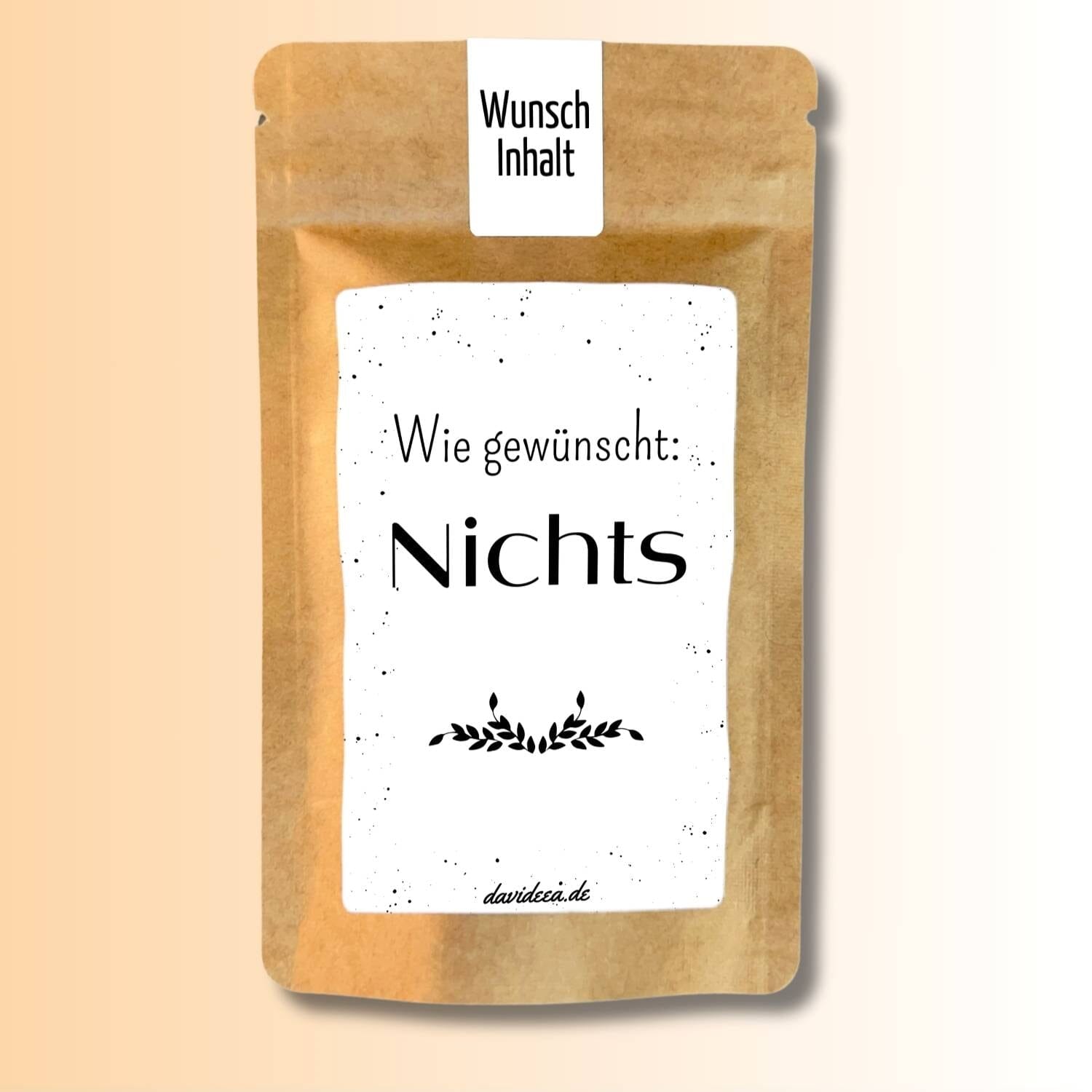 Wie gewünscht Nichts Tütchen Mein Shop 